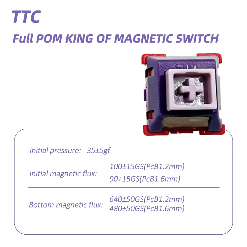 Esports Gaming Kings - TTC フル POM キングオブマグネティックスイッチ TTC マグネトスイッチ磁気キーボード用