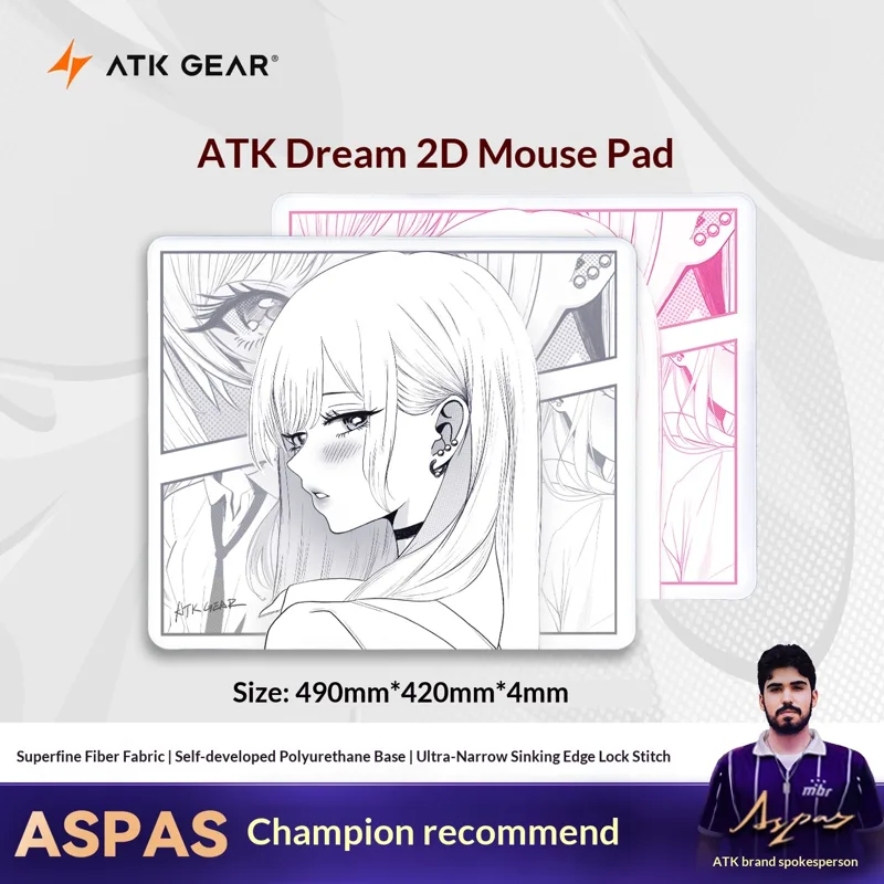 Esports Y Gaming - ATK ドリーム アニメ ラージ ニュートラル マウスパッド