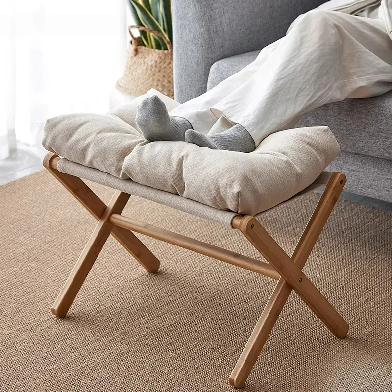 Footrest Under Desk - 調節可能なフットレストスツール、ソフトクッション付き、モダンなオットマン、リビングルームのソファ用レッグレスト、人間工学に基づいたデスク下サポート、家庭用