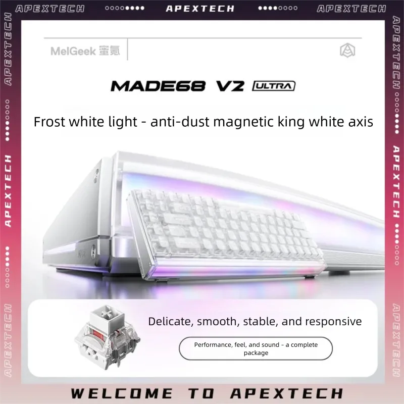 Esports Gaming Kings - MelGeek MADE68 V2 ULTRA 磁気キーボード CNC