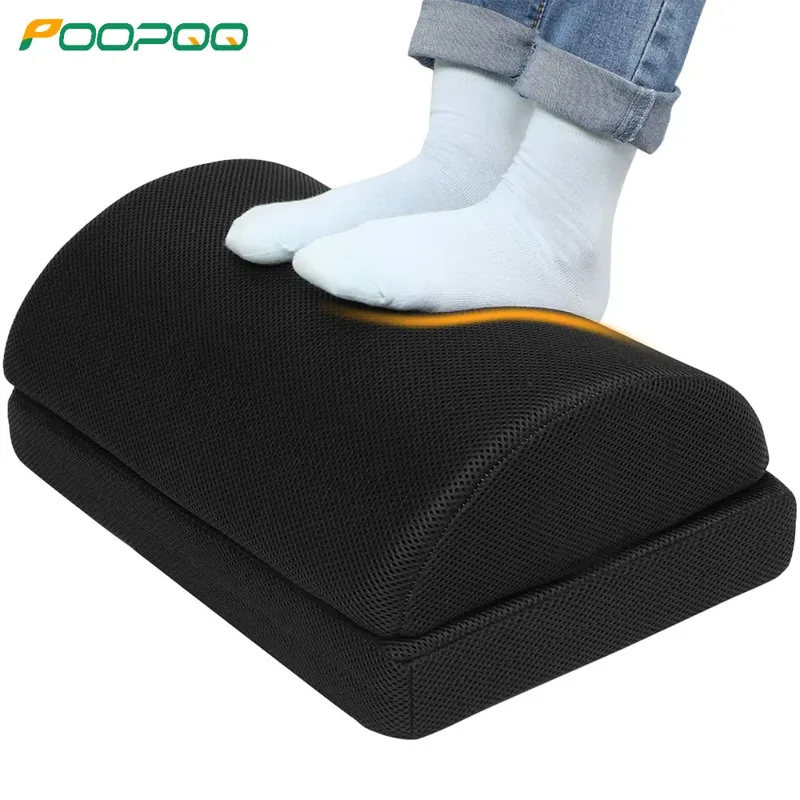 Footrest Under Desk - 調節可能な高さの調節可能なフットレスト,フォームフットスツール,オフィスチェア,ゲームチェア,バック,ヒップの痛みの緩和
