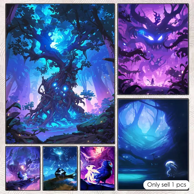 Esports Gaming Poster - O-Ori and the B-Blind F-ForestS ポスター壁飾り