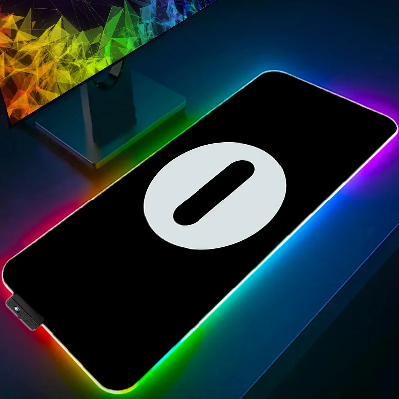 Esports Y Gaming - RGB 大型 E スポーツマウスパッド滑らかで柔軟なナルトゴム耐久性のある新しいゲーマー PC コンピュータキーボードバックライト