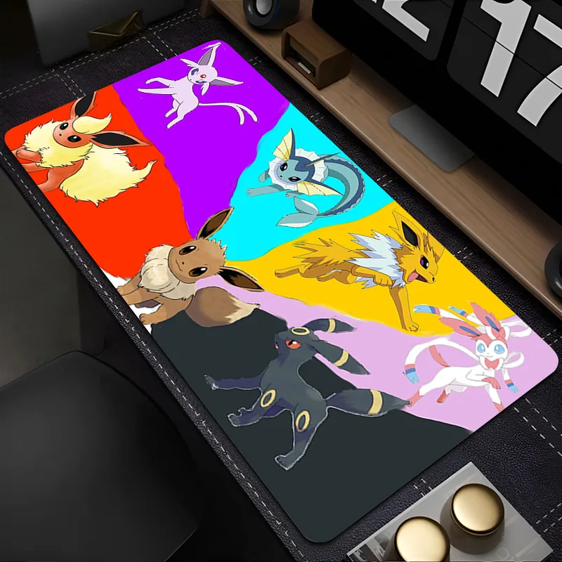 Esports Y Gaming - ゲーミングマウスパッド XXL ポケモンコンピュータマウスパッドデスクマットビッグアニメカーペットキーボードゲーマー E スポーツプレーヤーアクセサリーテーブルパッド