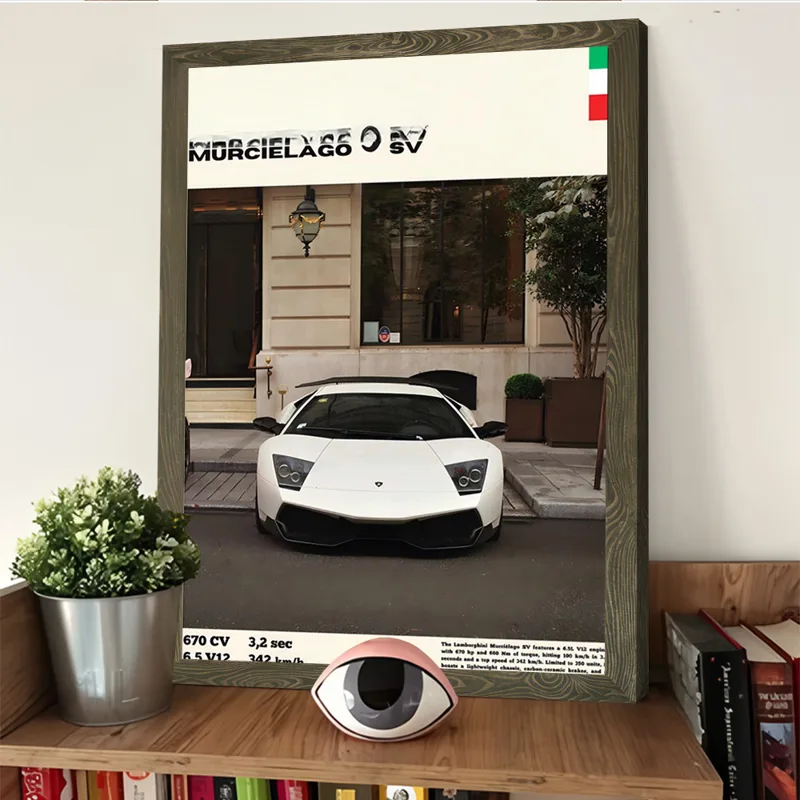 スポーツカリムシエラゴ SV 印刷ポスターカスタム E 写真 - Esports Gaming Poster のレビューと価格