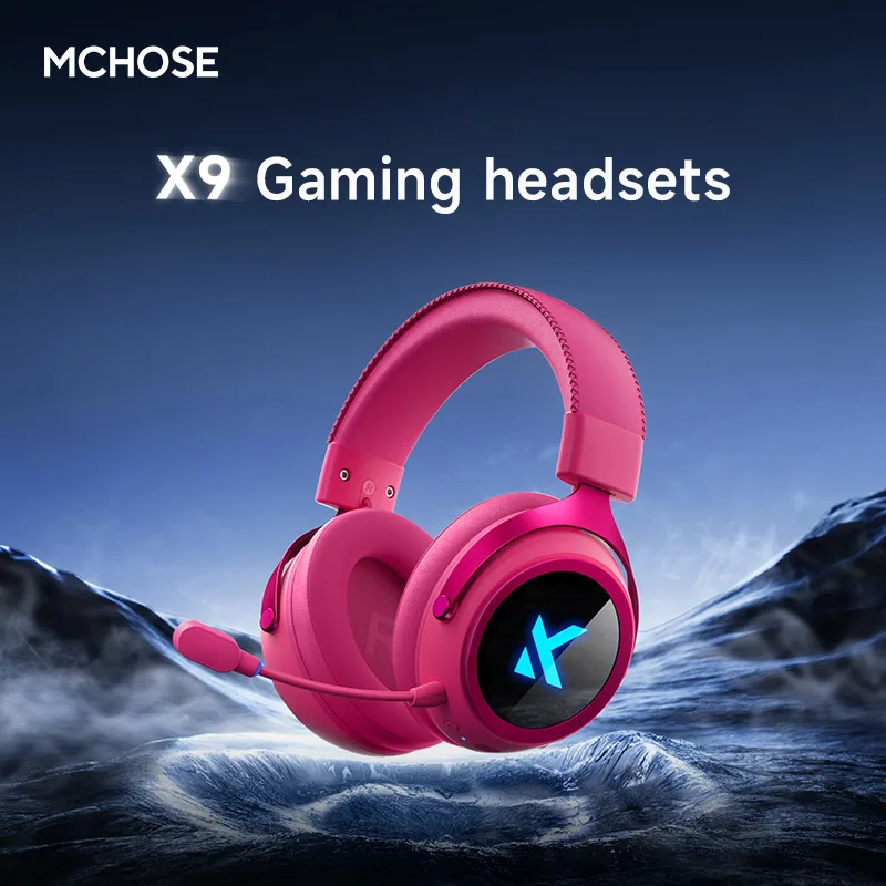 MCHOSE X9 ワイヤレス ゲーミング ヘッドセット 低 - Gaming Headset 7.1 のレビューと価格