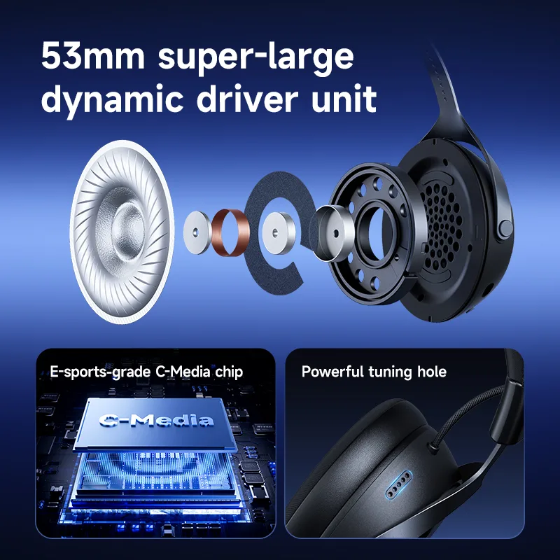 MCHOSE X9 ワイヤレス ゲーミング ヘッドセット 低 - Gaming Headset 7.1 のレビューと価格