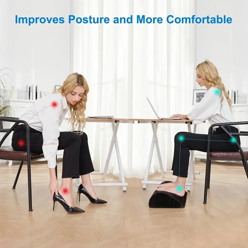 デスク下のコンフォートフットレスト 終日痛み緩和&脚サポート - Footrest Under Desk のレビューと価格