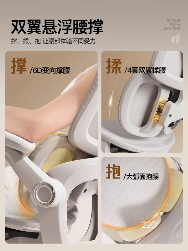 多機能コンピュータオフィスチェア腰椎ダブルバックサポートリフ - Esports Gaming Furniture のレビューと価格