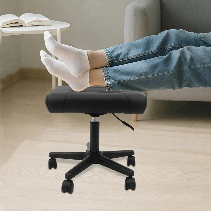 360 °   回転可能なオフィス用フットレスト、高さ調節可 - Footrest Under Desk のレビューと価格