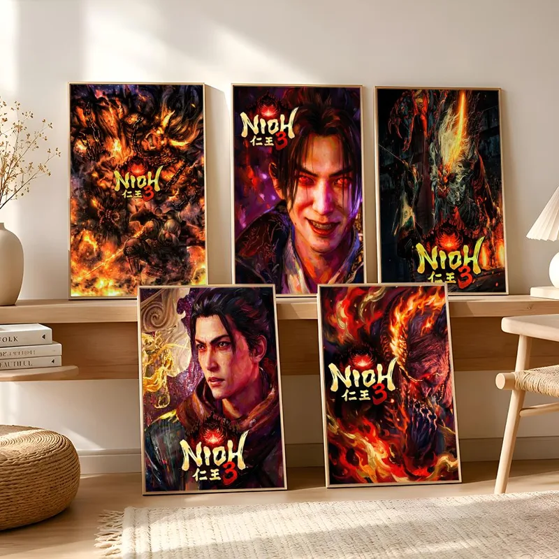 アクションゲーム N-NiohS ポスター ウォールアート  - Esports Gaming Poster のレビューと価格