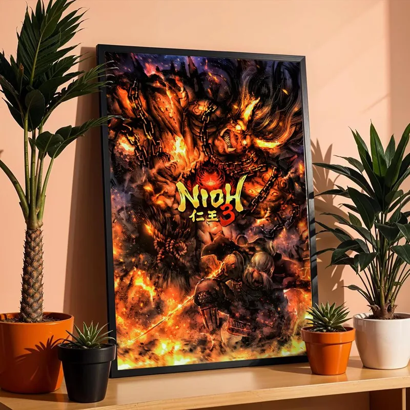 アクションゲーム N-NiohS ポスター ウォールアート  - Esports Gaming Poster のレビューと価格