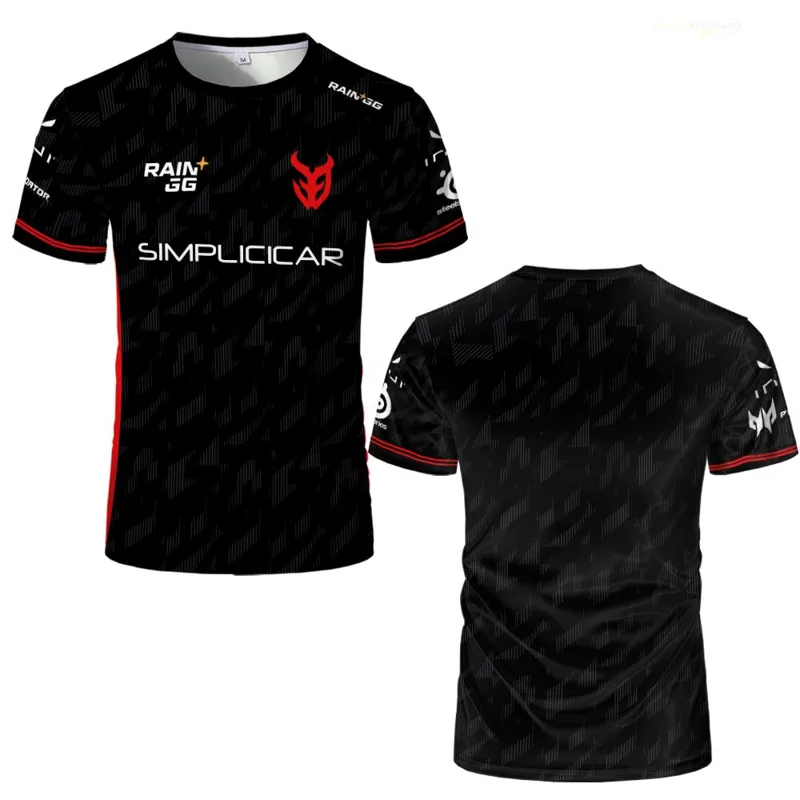 3DMAX eスポーツ MAKA プレーヤージャージ、黒と赤 - Esports Gaming Jersey Design のレビューと価格