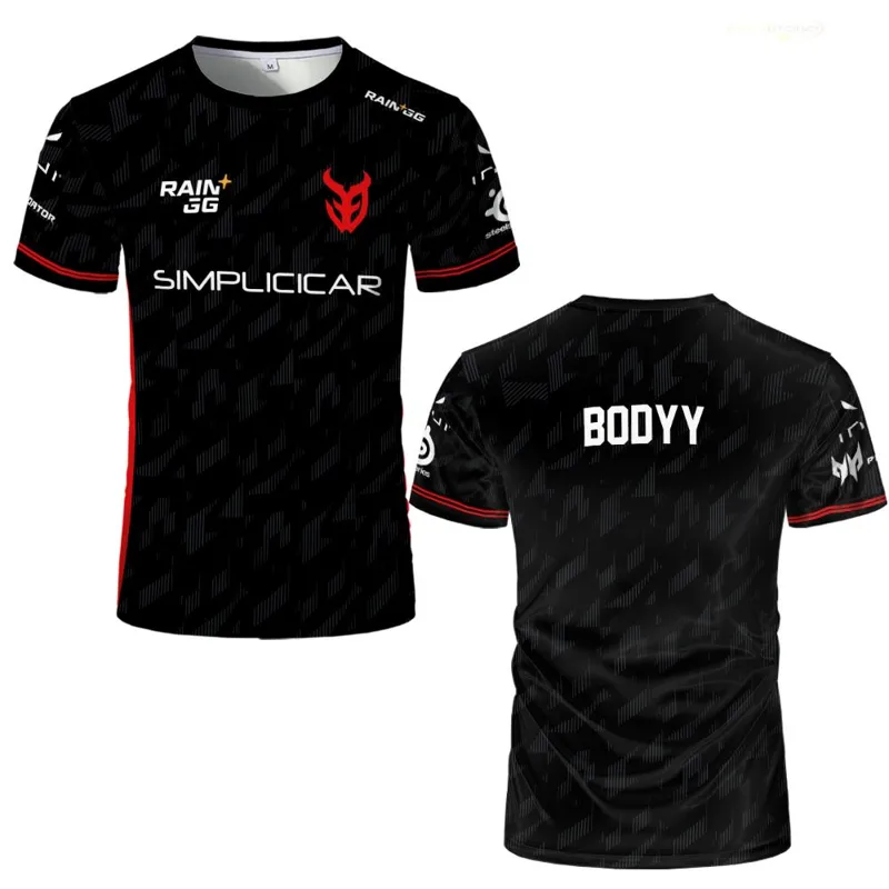 3DMAX eスポーツ MAKA プレーヤージャージ、黒と赤 - Esports Gaming Jersey Design のレビューと価格