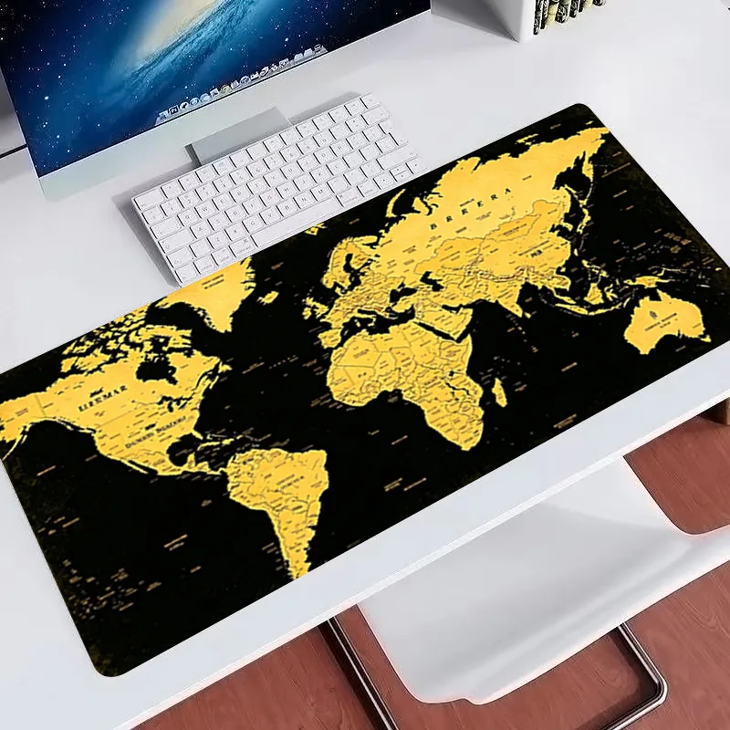 人気のマウスパッド世界地図ビッグサイズeスポーツゲーマーデス - Best Esports Gaming Keyboard のレビューと価格