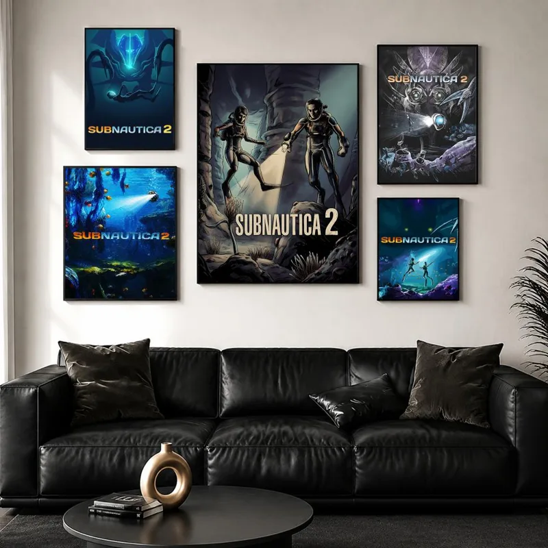 S-SubnauticaS 2 ポスター HD 壁装飾 しわ - Esports Gaming Poster のレビューと価格