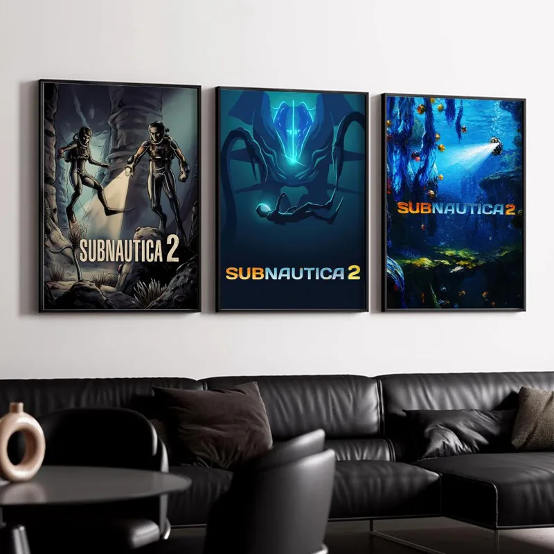 S-SubnauticaS 2 ポスター HD 壁装飾 しわ - Esports Gaming Poster のレビューと価格