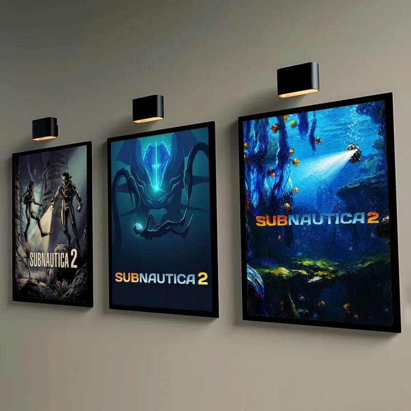 S-SubnauticaS 2 ポスター HD 壁装飾 しわ - Esports Gaming Poster のレビューと価格