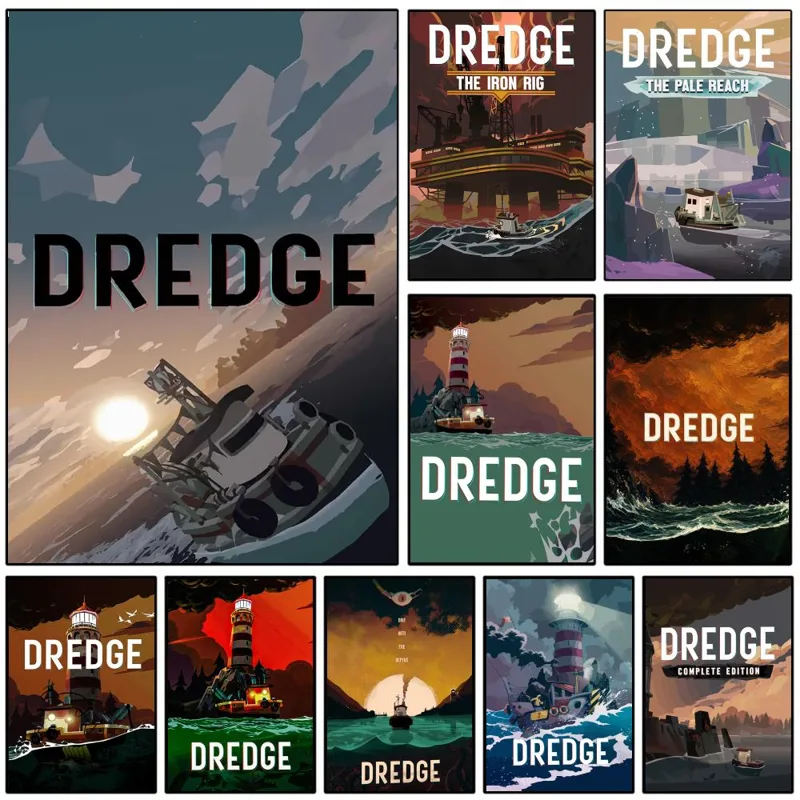 D-DredgeS ゲームポスター ウォールポスター 自己粘 - Esports Gaming Poster のレビューと価格