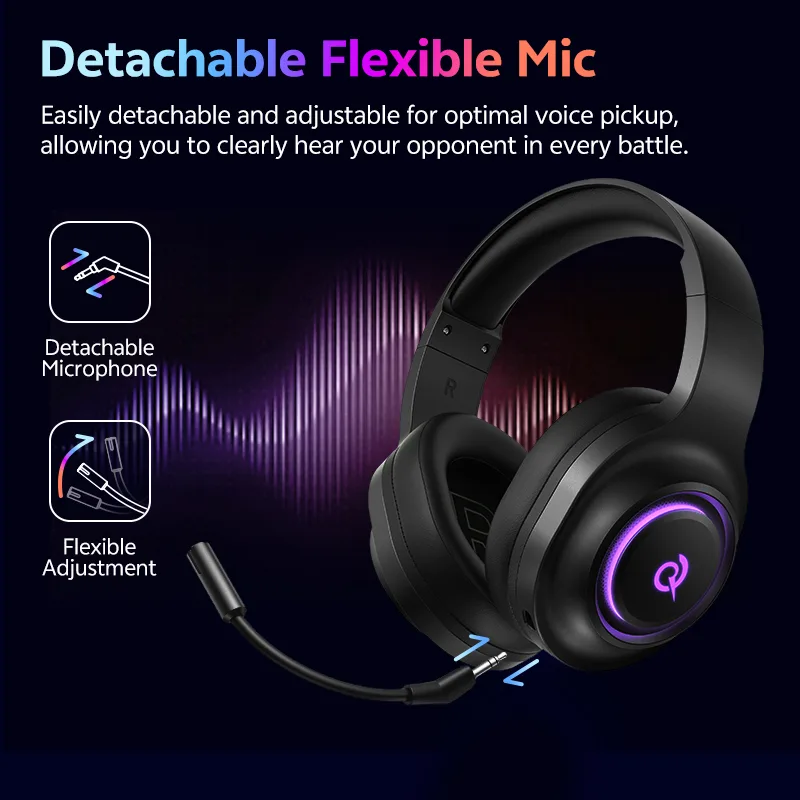 QCY Heroad V200 BH25H4GMA ゲーミン - Gaming Headset 7.1 のレビューと価格