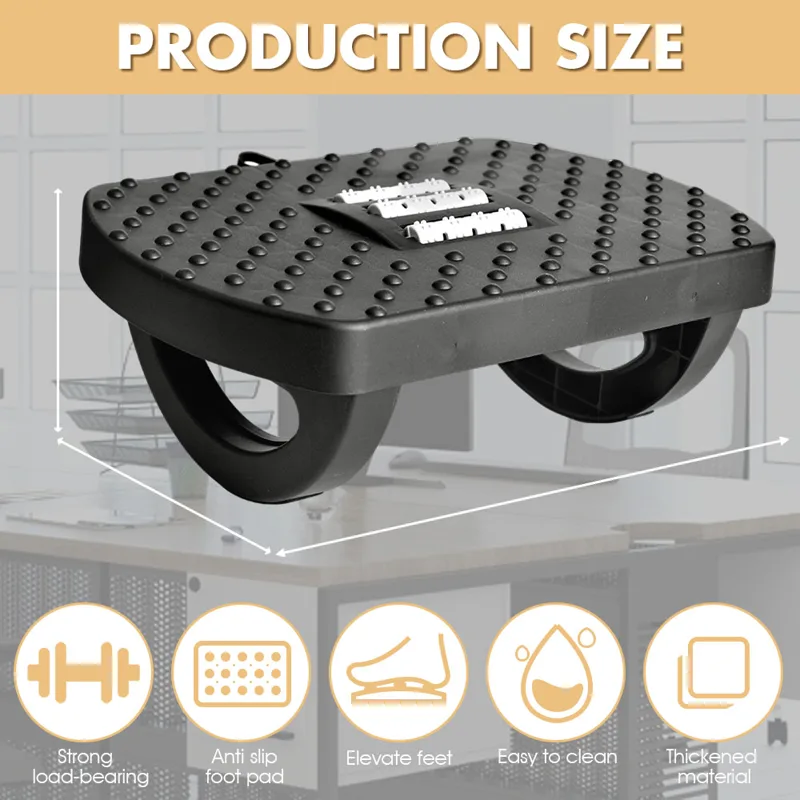 ポータブルホームオフィスフットスツール人間工学に基づいたデス - Footrest Under Desk のレビューと価格