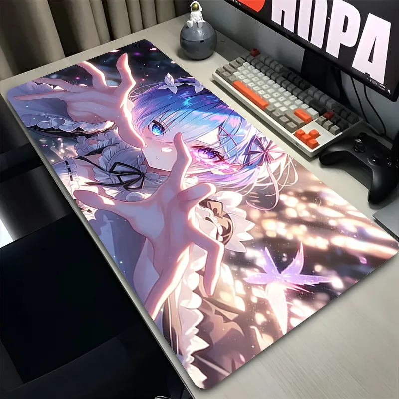 かわいいマウスパッド大型eスポーツゲーマーマット90x40c - Best Esports Gaming Keyboard のレビューと価格