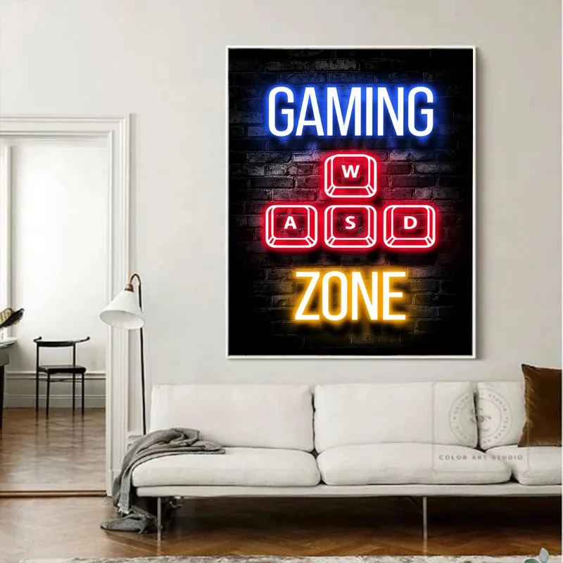 ゲーミング愛好家向けの装飾ポスター、eスポーツルーム、インタ - Esports Gaming Poster のレビューと価格
