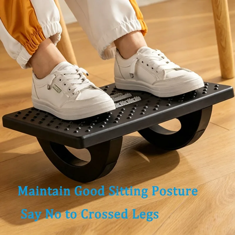 人間工学に基づいたデスク下フットレスト、マッサージローラー付 - Footrest Under Desk のレビューと価格