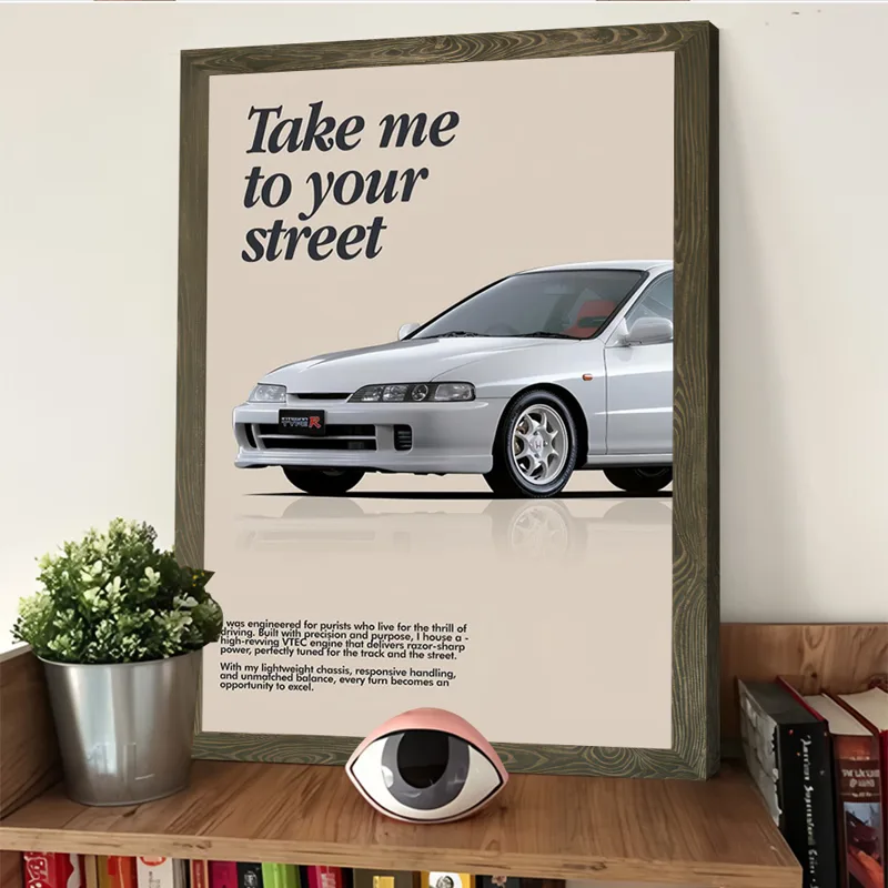 スポーツカー インテグラ タイプR プリントポスター カスタ - Esports Gaming Poster のレビューと価格