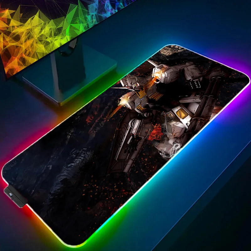 RGB 大型 E スポーツマウスパッドスムーズで柔軟な機動戦 - Esports Y Gaming のレビューと価格