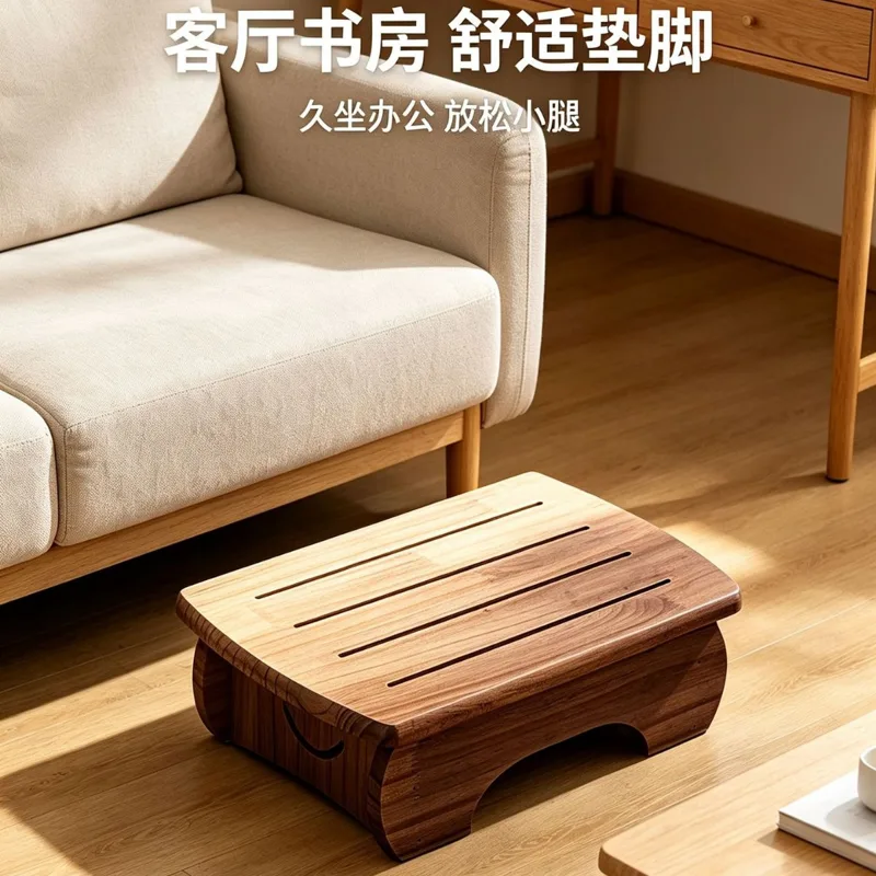 木製スツール 安定した足置き場所 ソリューション収納に優れた - Footrest Under Desk のレビューと価格