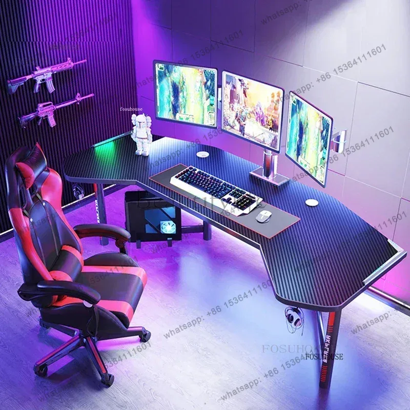 白いコンピューターデスク オフィス家具 デスクトップコンピュ - Esports Gaming Furniture のレビューと価格
