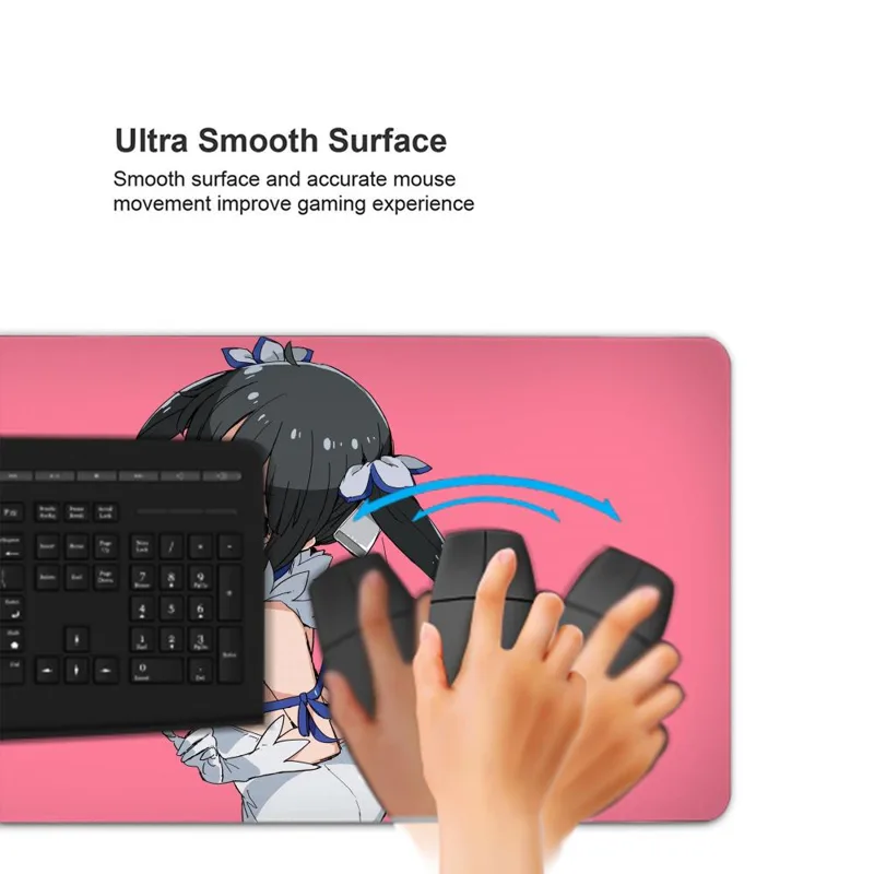 ダンマチ マウスパッド ベストセラー 900x400x3mm - Best Esports Gaming Keyboard のレビューと価格