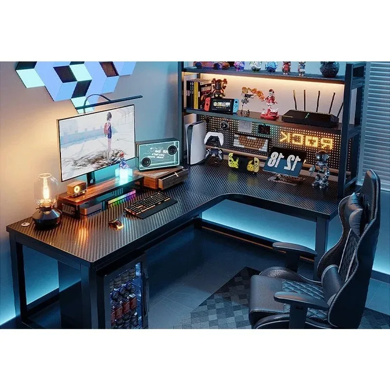 高さ調節可能なL字型コーナーコンピューターゲーミングデスク、 - Esports Gaming Furniture のレビューと価格