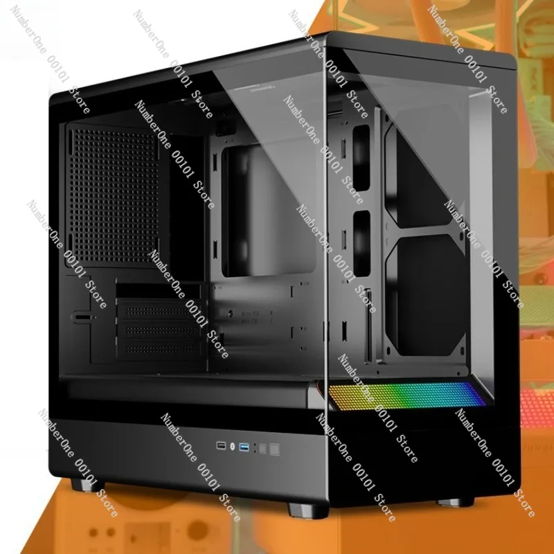 パノラマ強化ガラスゲーミングPCケース、フルサイドビュー、水 - Esports Gaming Pc Build のレビューと価格